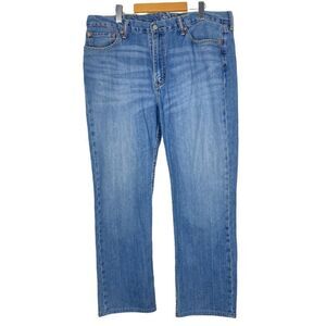 LEVI'S MEN'S Blue Medium Wash 514 Straight Leg Denim Jeans US 40 X 32